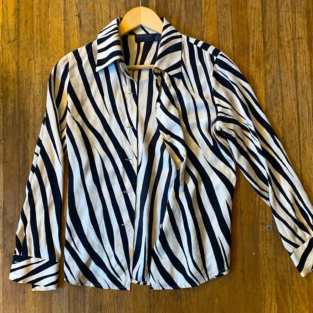 Vintage silk button up